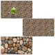 thumbnail image 4 of unbranded 20Ud Pegatina Para Azulejo De Y En PVC Marrón Impermeable Y Fácil De Aplicar, 4 of 6