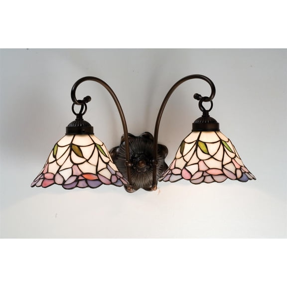 Meyda 20.5"W Daffodil Bell 2 LT Wall Sconce