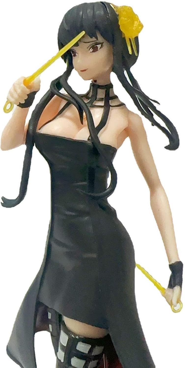 Newly Yor Figure Princess Thorn Black Dress Yor Forger Anime Figures 16cm/6.3inch Handmade PVC Game Character Model Decoration Craft Gift