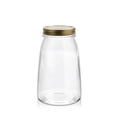 thumbnail image 1 of Contenedor De Vidrio con tapa Dorada Borgonovo 1500 ml Flexy, 1 of 2