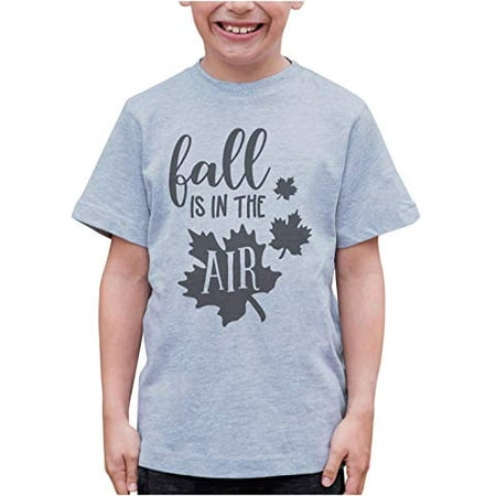 

7 ate 9 Apparel Kids Fall is in The Air T-Shirt Grey
