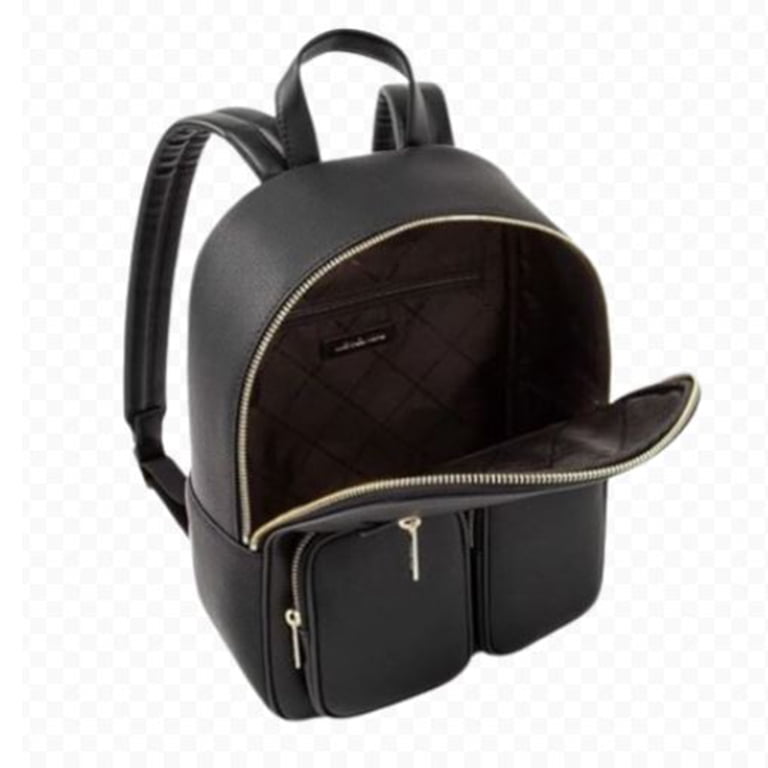 Michael Kors Womens Medium Zip Pocket Backpack Black 35T4GTTB2L