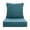 Peacock Blue, variant on Art Leon 22" x 24" Outdoor Patio Chair Cushions - 28D Foam, Waterproof, Non-Slip - Navy Blue