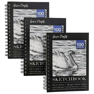 Prat Flexbook Sketchbook with 80 Pages (Black, 6 x 8.5)