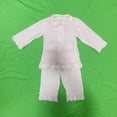thumbnail image 3 of Ropa de dormir de invierno para niños, pijamas de Navidad para niños, conjuntos de pijamas de terciopelo blanco nieve, pijamas para mujeres, ropa para el hogar para madres y niñas, pijamas suaves 2023, 3 of 4