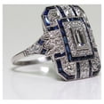 thumbnail image 2 of Jeanewpole1 women 925 Silver Ring Gorgeous Dazzling Diamond Ring, 2 of 2