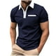 thumbnail image 1 of Blusa y camisa de manga corta con cuello vuelto, cuello de verano, moda, bolsillo en el pecho, camisa de manga corta para hombre, botones, manga corta, cuello, top/camisa, tops para hombre, 1 of 8