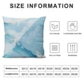 thumbnail image 5 of Awypu Light Blue Throw Pillow Case  Gold Teal Abstract Fluid Decorative Pillow Covers Blue Aqua Turquoise Funky Marble Textured Pillow Protector for Bedroom Home Outdoor, 5 of 5