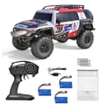 thumbnail image 2 of ZP1005Coche de control remoto, 2.4G 4WD RC Car All-Terrain 15Km/h 1:10 Off-Road Monster Truck Toy para regalo de cumpleaños Niños Regalos para niñosAzul 1 batería Deng Xun unisex, 2 of 2