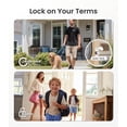 thumbnail image 4 of DESLOC Keypad Deadbolt with Display, Keyless Entry Smart Lock, Electronic Locks for Front Door, 1-Year Battery Life, Auto Lock, 100 User Codes, Easy Installation-Silver, 4 of 10