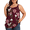 F Wine Red, variant on Plus Size Tank Tops for Women Loose Fit Lace Sleeveless Women's Summer Tanks Black 3X