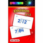 CD-734009 - Spectrum Flash Cards Division 0-12 Gr 3-5 by Carson Dellosa