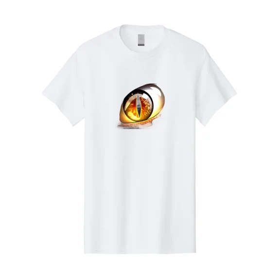 Cat-Eye Mens Graphic Tee, 100% Cotton, Casual Summer Wear