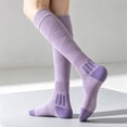 thumbnail image 2 of Domzle Compression Socks - Compression Socks Women & Men Circulation - for Running,Athletic Purple, 2 of 8