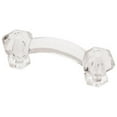 thumbnail image 1 of 69358 Victorian Glass Pull, Clear - 4.25 in., 1 of 1