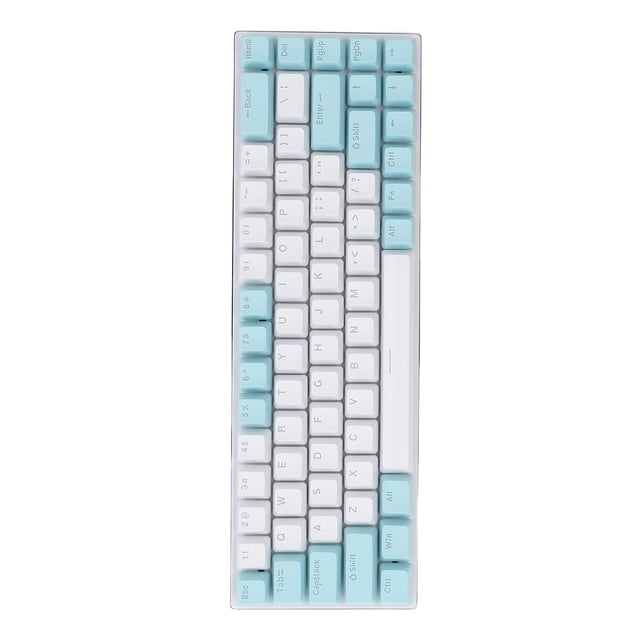 Mechanical Mechanical Keyboard 60% RGB Blue Switch 68 Keys Wired Gaming Keyboard for PC Laptop