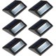 thumbnail image 1 of Solar Deck Lights Outdoor, 6 Pack Waterproof LED Solar Lights for Stairs, Railings, Patio Fences, Wall Walkways, Daylight White Light, 1 of 4