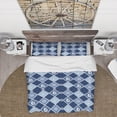 thumbnail image 2 of Designart 'Anchor and sailboat on blue waves' Coastal Duvet Cover Set, 2 of 4