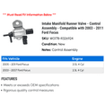 thumbnail image 2 of Intake Manifold Runner Valve - Control Assembly - Compatible with 2003 - 2011 Ford Focus 2004 2005 2006 2007 2008 2009 2010, 2 of 2