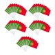thumbnail image 1 of 50 piezas de banderas de mano decorativas, banderas impresas a una sola cara en palo, banderas pequeñas para Portugal, 1 of 8