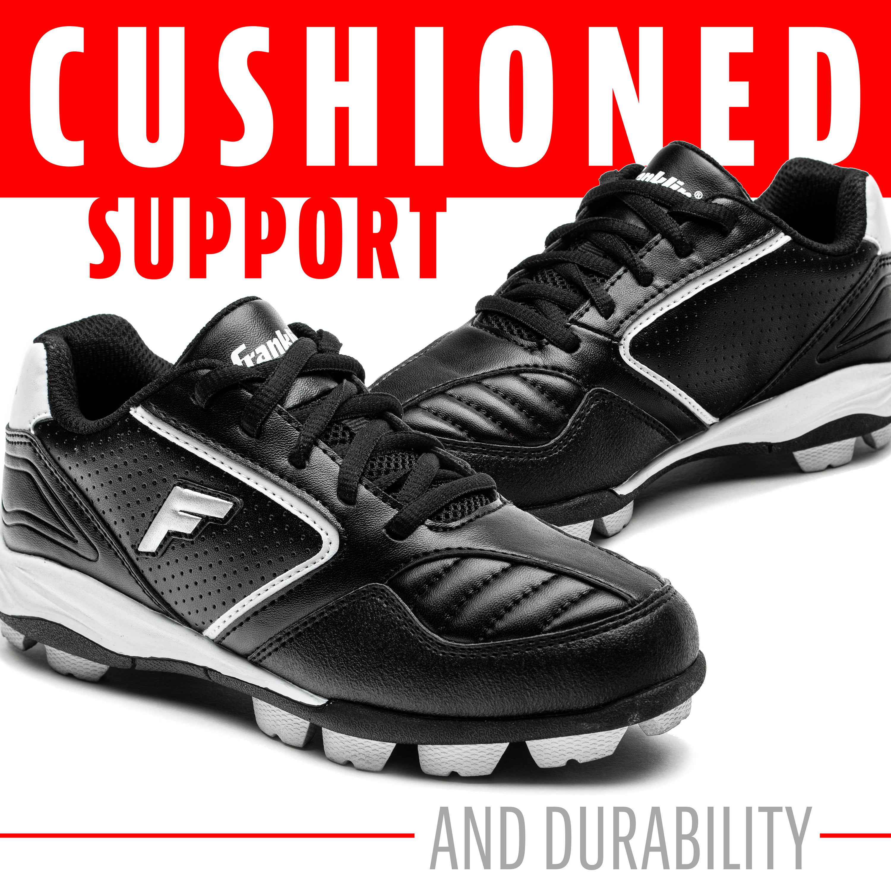 C1 for sale online Franklin Sports Youth Baseball Cleats Size 12