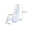 thumbnail image 3 of RuiJiao Transparent Acrylic Phone Display Stand, Mini Desktop Easel for Photos, Cards, Mobile Phones, Portable Tabletop Organizer for Home, Office, Wedding Decor, 3 of 6
