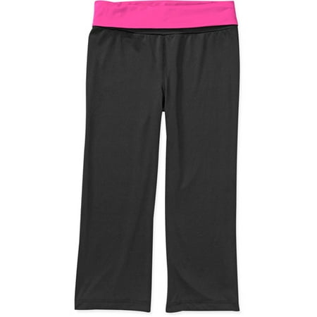 danskin foldover capri waist yoga pants performance plus