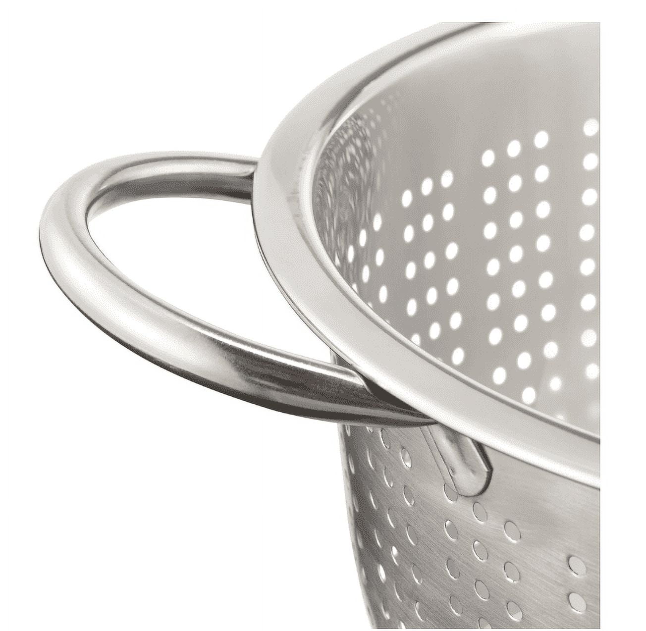 Mainstays Stainless Steel Colander, 5 qt, 10 in