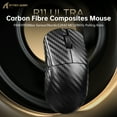 thumbnail image 4 of ATTACK SHARK R11 ULTRA Carbon Fiber Wireless 8K PAW3950MAX Gaming Mouse with C06 Ultra LED Cable, 4 of 9