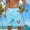 Sky Blue, variant on Runfenguu Mens Beach Shorts, Booty Lifting Shorts Men Casual Fashion Print Shorts With Pockets Elastic Waist Beach Pants Shorts For Teens