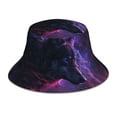 thumbnail image 1 of Balery Galactic Wolf Stare Sombreros para el sol para hombre y mujer, sombrero de pescador con UPF 50+, 1 of 6
