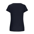 thumbnail image 5 of Mittory Womens Lace Short Sleeve Shirts Texture Tops Causal Crewneck Tops Fashion Tunic Blouses Summer Loose Shirts, 5 of 8