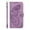 Purple, variant on SaniMore Wallet Case for Samsung Galaxy A15, PU Leather Embossed Butterfly Flip Folio Cover Card Holder [Kickstand][Wrist Strap] All Arpund Protective Shockproof Shell, Purple