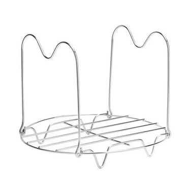 With handles Compatible with Instant Pot Accessories 6 Qt 8 Quart, Pressure Cooker Trivet Wire Steam Rack, Great for Lifting out Whatever Delicious Meats & Veggies You Cook