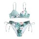 thumbnail image 1 of Gibobby Conjunto de Bañador Sexy Traje de baño de bikini con bloques de color de cintura alta Traje de baño dividido sexy europeo y americano(Verde,G), 1 of 3