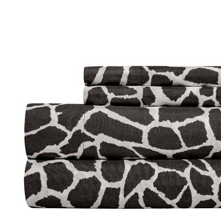 - Aspire Linens Animal Print Super Soft Sheet Set