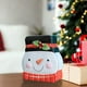 thumbnail image 4 of Caja para guardar bocadillos navideños | Lata de hierro con diseño de Papá Noel | Contenedor para galletas y dulces navideños | Decoración y regalo festivo para la cocina | 18 x 15 x 6 cm, 4 of 5
