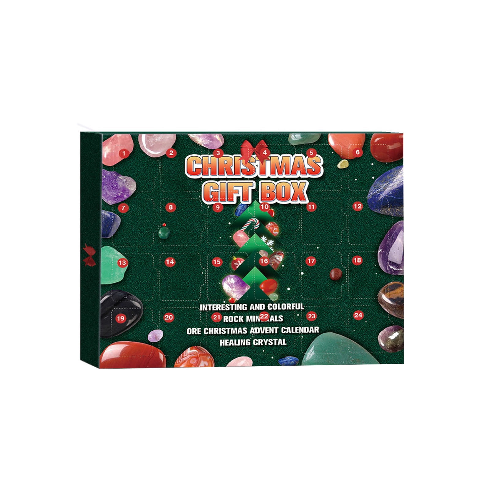 Buy Rock Mineral Christmas Advent Calendar 2022 Healing Crystal Advent 