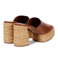 thumbnail image 4 of XYD Women Espadrilles Platform Sandals Open Toe Chunky Block Heel Mules Fashion Summer Beach Shoes Size 15 Brown, 4 of 4