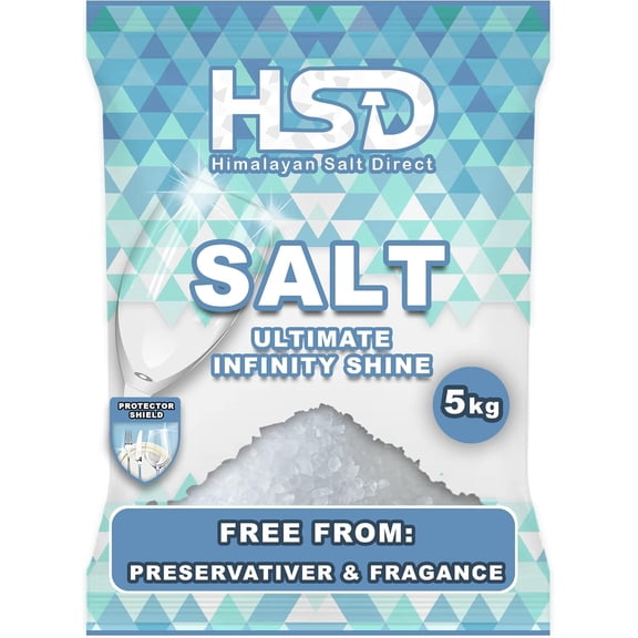 5kg / 11 LB dishwasher salt, dishwasher detergent salt with pre-soaking action, water softener salt (Pack Of 1)