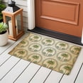 thumbnail image 4 of Entryway Rug 2'x3', Vintage Palm Trees Small Rug for Kitchen Bathroom Door Mat Indoor Entrance, Summer Botanical Retro Watercolor Non-Slip Area Rugs Floor Mats Carpet Front Door Rugs, 4 of 8