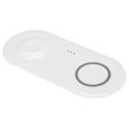 thumbnail image 1 of Cargador inalámbrico para teléfono móvil, cargador inalámbrico 2 en 1, cargador inalámbrico para reloj móvil, cargador inalámbrico, los mejores materiales, 1 of 12