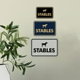 thumbnail image 3 of Signs ByLITA Classic Framed Stables Sign (Brushed Gold) - Medium, 3 of 6