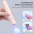 thumbnail image 3 of Portable UV Nail Lamp Quick Dry All Gel Polish USB Charging Handheld Mini Size Lightweight User-friendly UV Lamp, 3 of 10