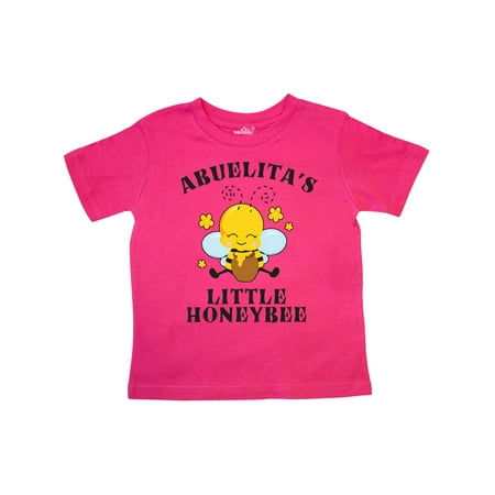 

Inktastic Cute Bee Abuelita s Little Honeybee with Stars Gift Toddler Boy or Toddler Girl T-Shirt