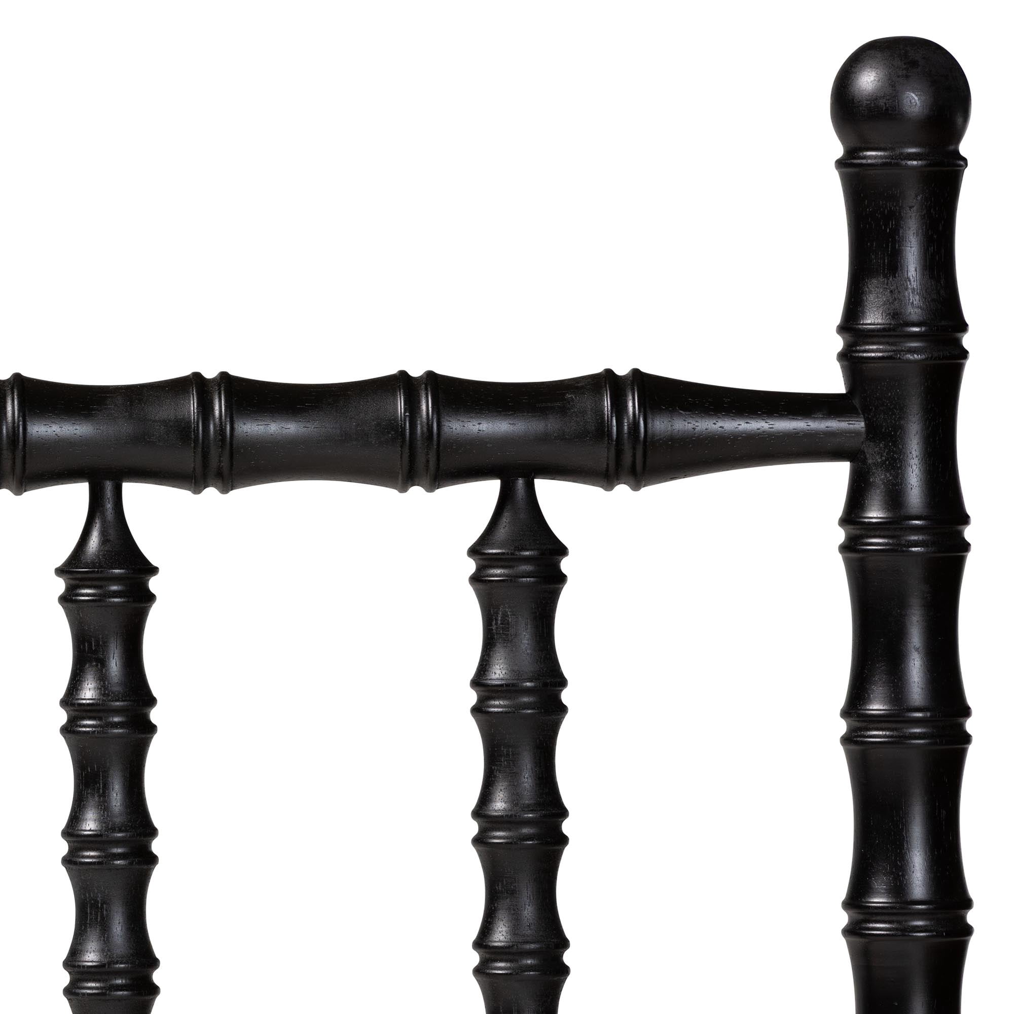 Baxton Studio Edaline Traditional Headboard, Queen, Black