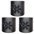 thumbnail image 1 of Tea Light Votive Wraps Decorative Black Metal Snowflake Candle Holder Lantern for Home Décor, Wedding, Spa, Party Events, 1 of 2