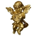 thumbnail image 5 of 2x Angel Statue Cherubim Wall Sculpture Decorative Artwork Collection Ornament Hanging Home Shelf Office Hotel, 5 of 8