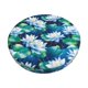 thumbnail image 1 of Disketp Blue Lotus Flower Funda Redonda para Taburete, Funda de Cojín para Silla de Bar Suave y Elástica-13 inch, 1 of 7