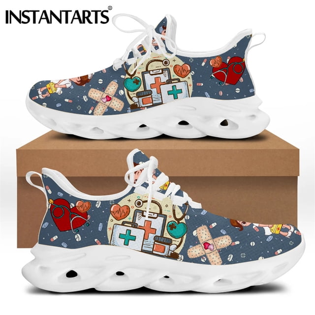 Zapatos de enfermera con degradado para mujer, diseño de marca premium, zapatillas de fisioterapia, antideslizantes, planos, calzado de playa para mujer